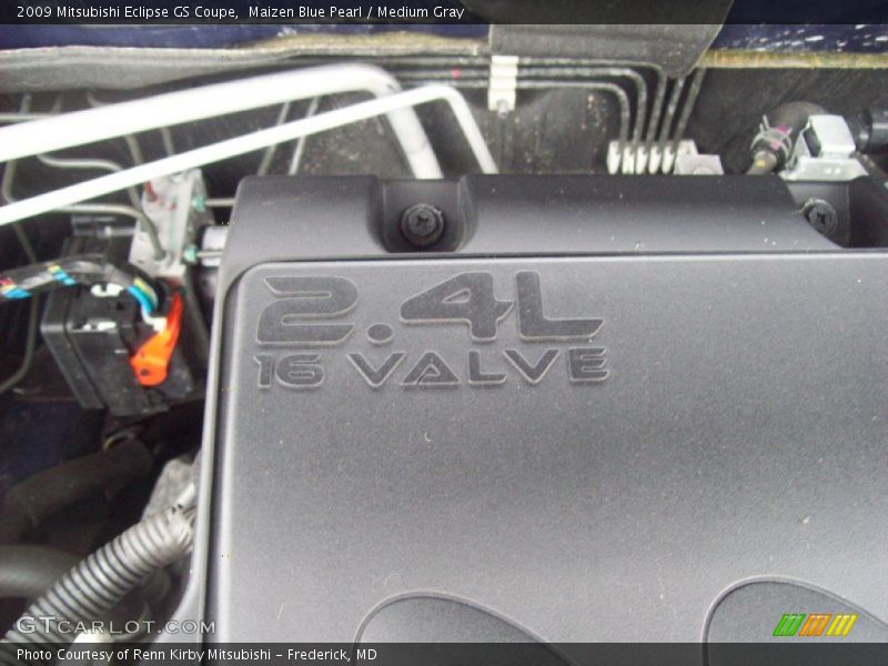 Maizen Blue Pearl / Medium Gray 2009 Mitsubishi Eclipse GS Coupe