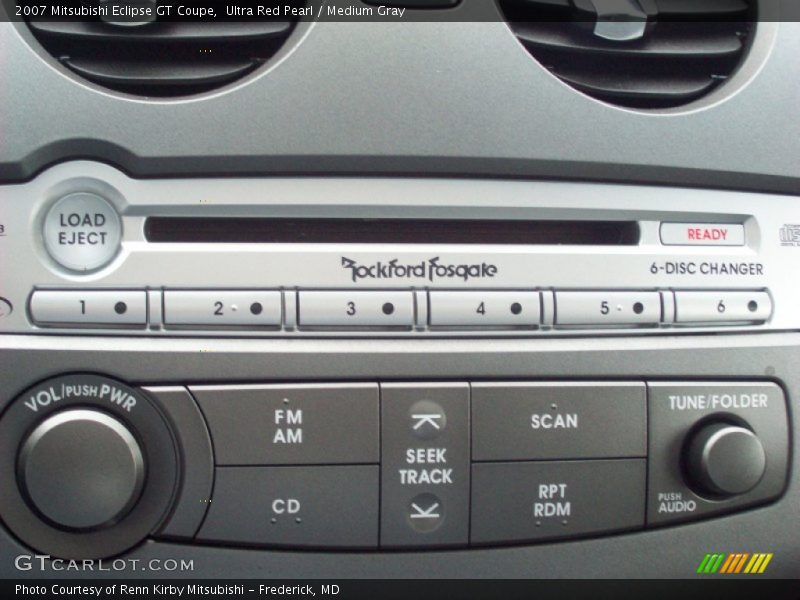 Ultra Red Pearl / Medium Gray 2007 Mitsubishi Eclipse GT Coupe