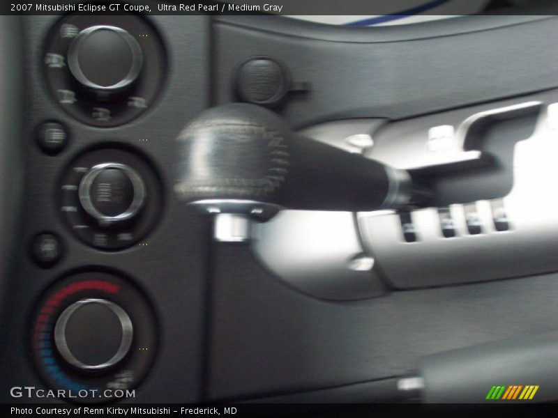 Ultra Red Pearl / Medium Gray 2007 Mitsubishi Eclipse GT Coupe