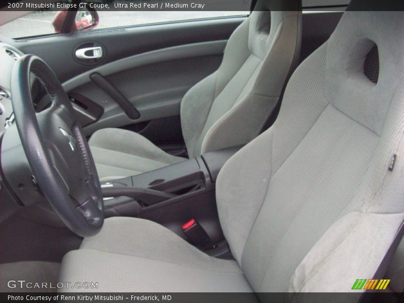 Ultra Red Pearl / Medium Gray 2007 Mitsubishi Eclipse GT Coupe