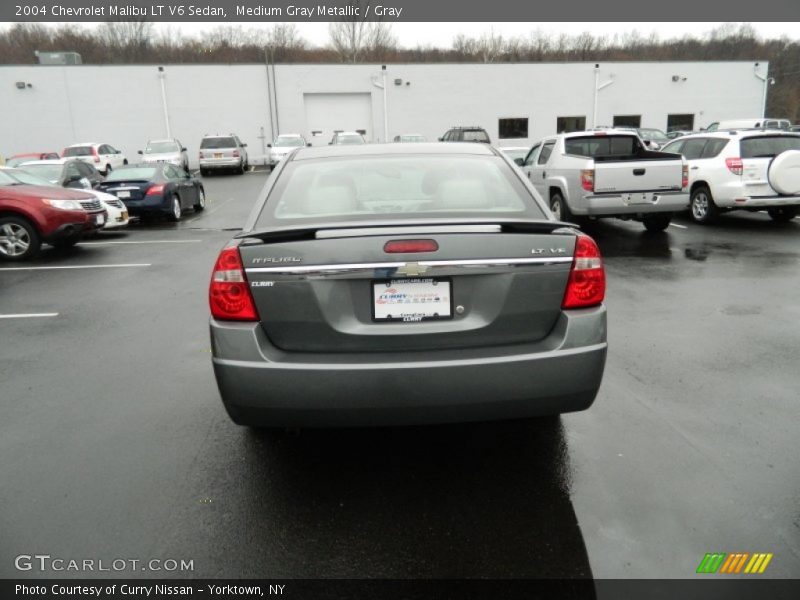Medium Gray Metallic / Gray 2004 Chevrolet Malibu LT V6 Sedan