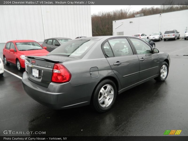 Medium Gray Metallic / Gray 2004 Chevrolet Malibu LT V6 Sedan