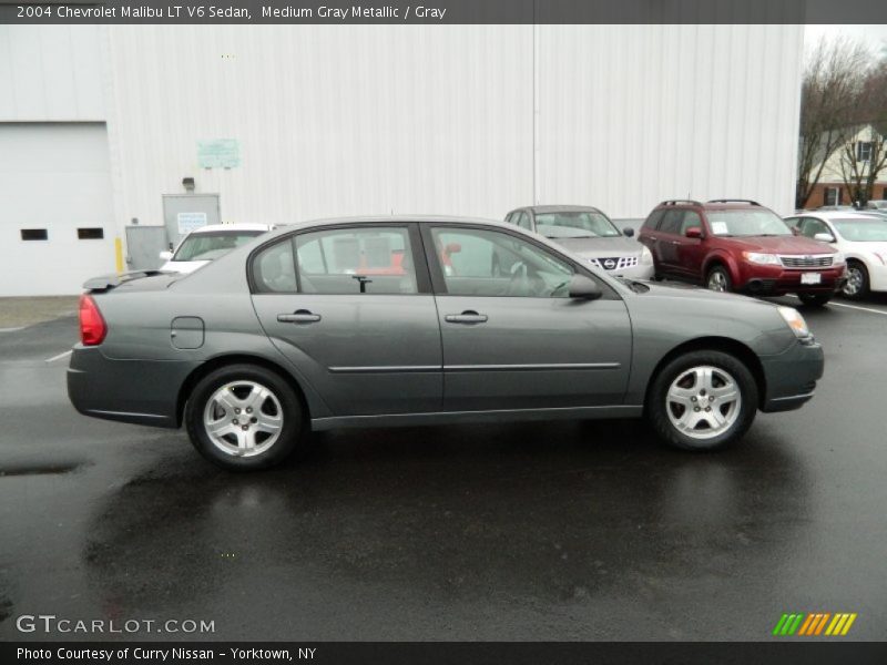 Medium Gray Metallic / Gray 2004 Chevrolet Malibu LT V6 Sedan