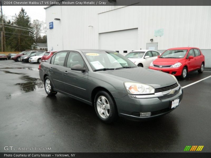 Medium Gray Metallic / Gray 2004 Chevrolet Malibu LT V6 Sedan