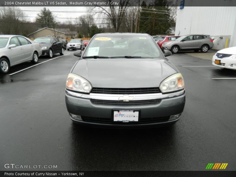 Medium Gray Metallic / Gray 2004 Chevrolet Malibu LT V6 Sedan
