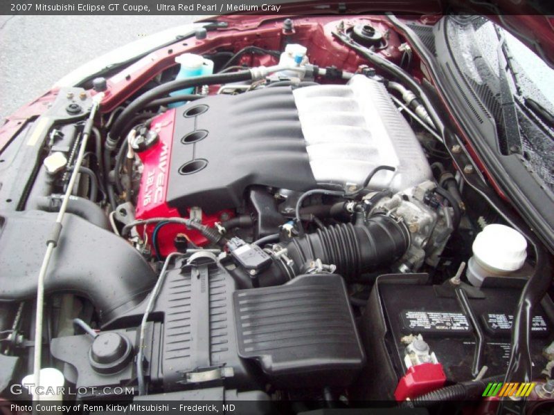 Ultra Red Pearl / Medium Gray 2007 Mitsubishi Eclipse GT Coupe