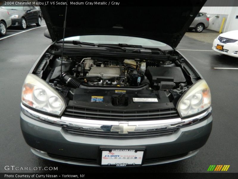 Medium Gray Metallic / Gray 2004 Chevrolet Malibu LT V6 Sedan