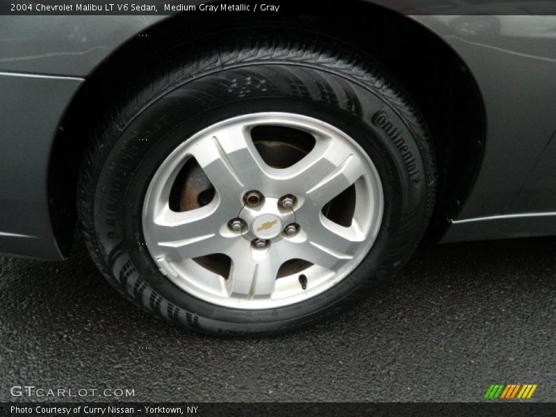Medium Gray Metallic / Gray 2004 Chevrolet Malibu LT V6 Sedan