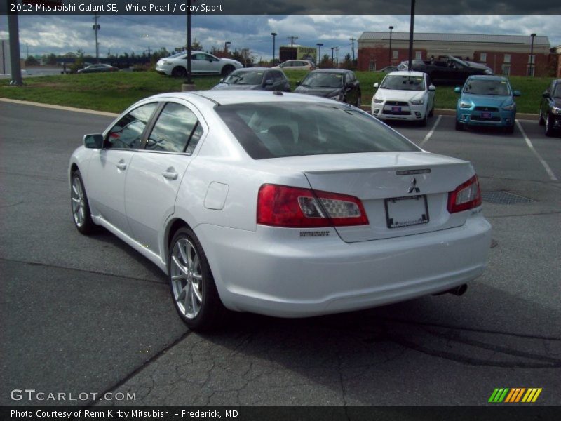 White Pearl / Gray Sport 2012 Mitsubishi Galant SE