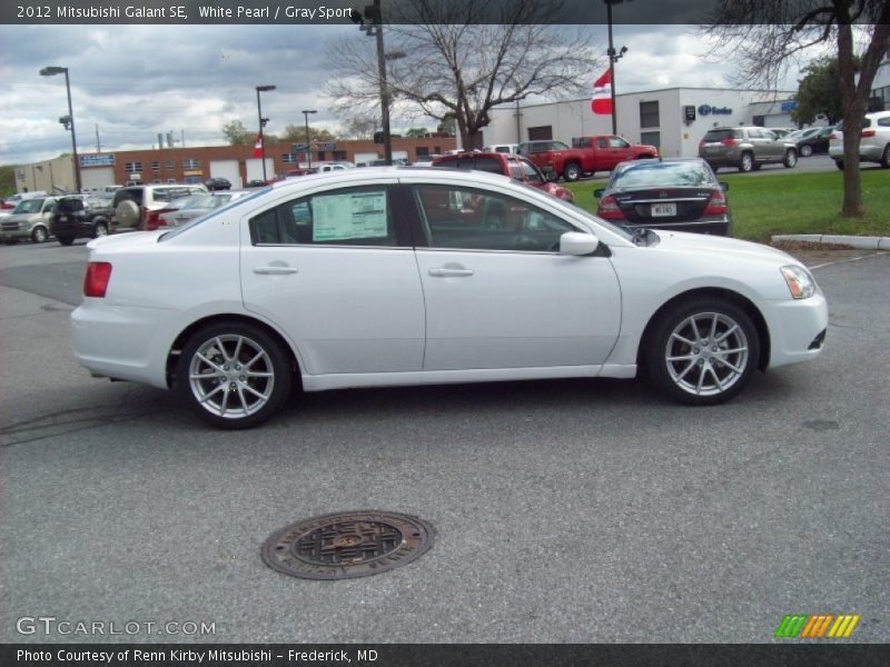 White Pearl / Gray Sport 2012 Mitsubishi Galant SE