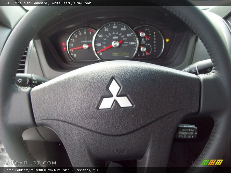 White Pearl / Gray Sport 2012 Mitsubishi Galant SE