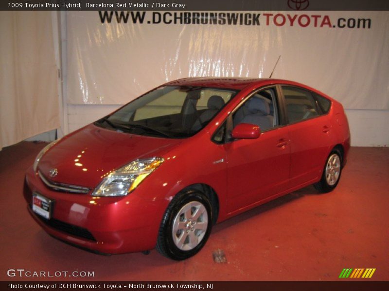 Barcelona Red Metallic / Dark Gray 2009 Toyota Prius Hybrid
