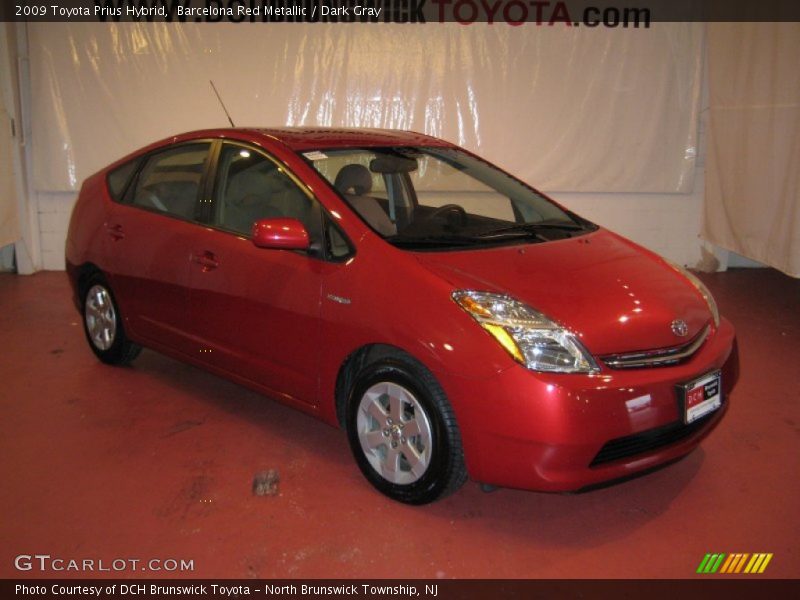 Barcelona Red Metallic / Dark Gray 2009 Toyota Prius Hybrid