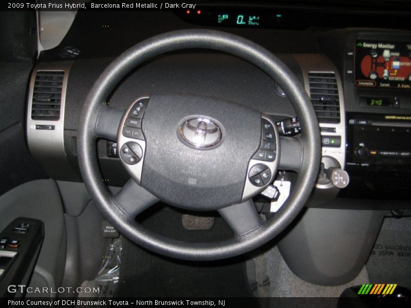Barcelona Red Metallic / Dark Gray 2009 Toyota Prius Hybrid