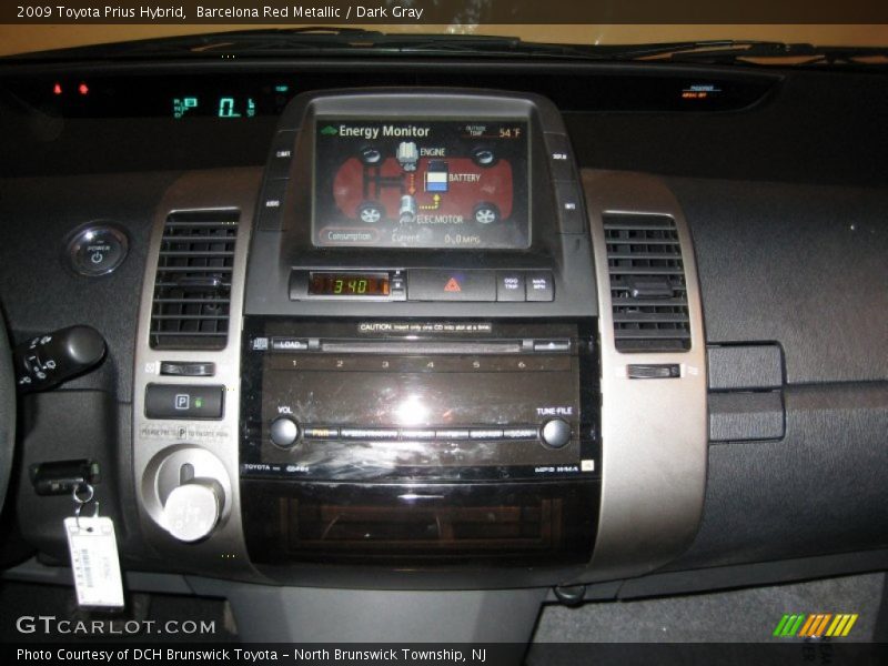 Barcelona Red Metallic / Dark Gray 2009 Toyota Prius Hybrid