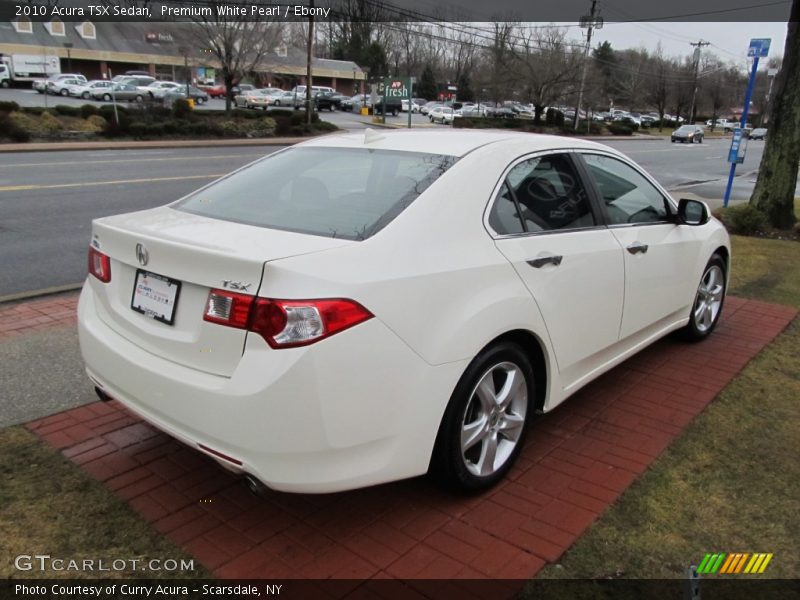 Premium White Pearl / Ebony 2010 Acura TSX Sedan
