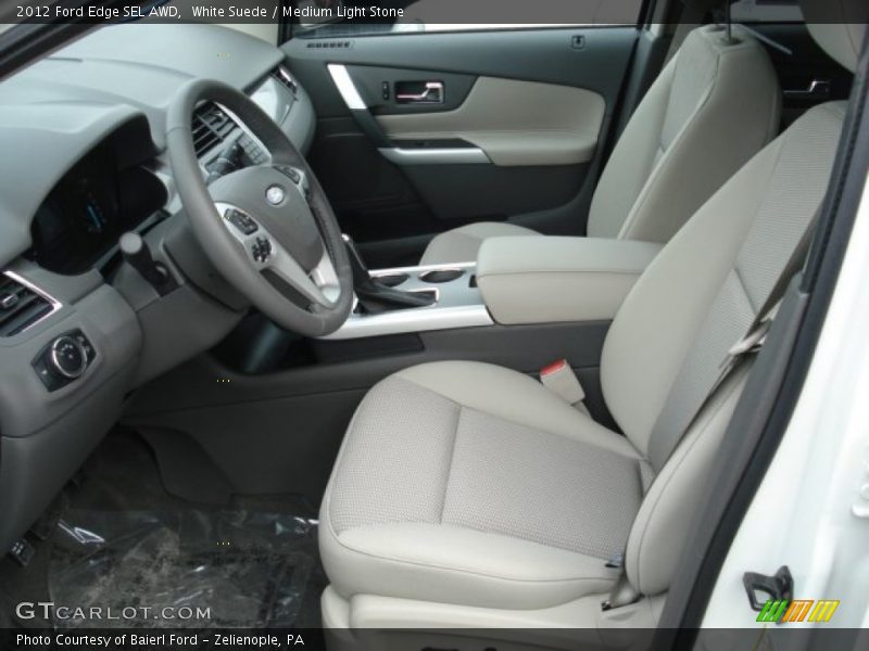 Front Seat of 2012 Edge SEL AWD