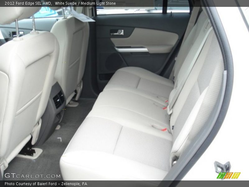 Rear Seat of 2012 Edge SEL AWD