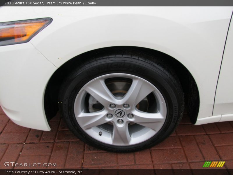 Premium White Pearl / Ebony 2010 Acura TSX Sedan