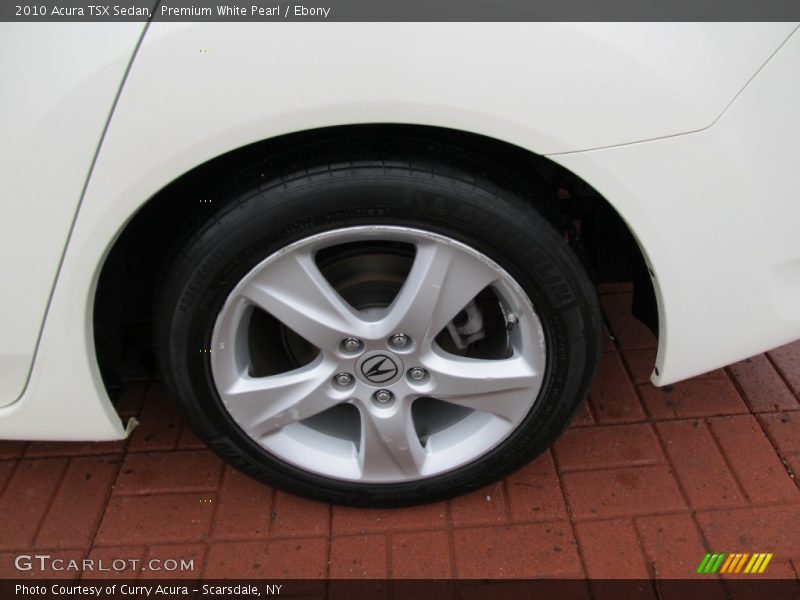 Premium White Pearl / Ebony 2010 Acura TSX Sedan