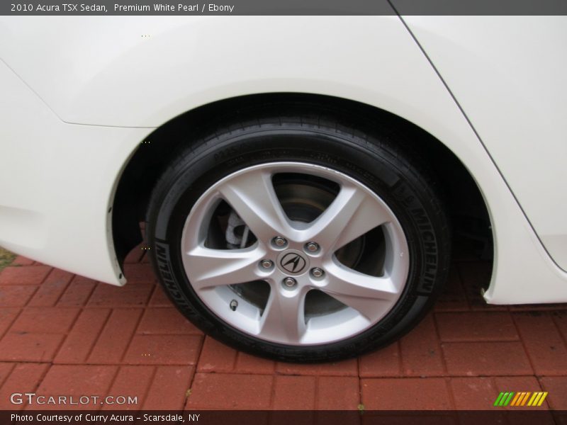 Premium White Pearl / Ebony 2010 Acura TSX Sedan