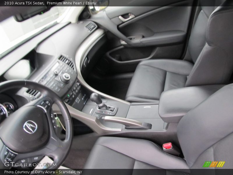 Premium White Pearl / Ebony 2010 Acura TSX Sedan