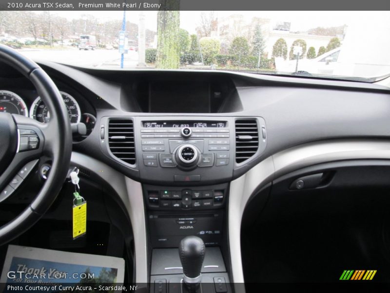 Premium White Pearl / Ebony 2010 Acura TSX Sedan