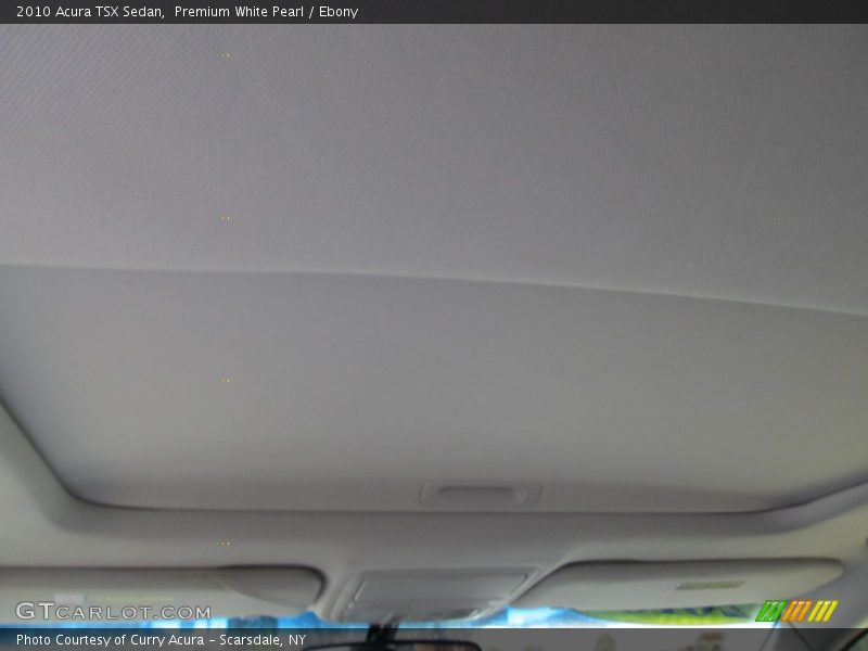 Premium White Pearl / Ebony 2010 Acura TSX Sedan