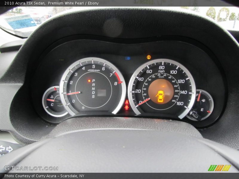 Premium White Pearl / Ebony 2010 Acura TSX Sedan