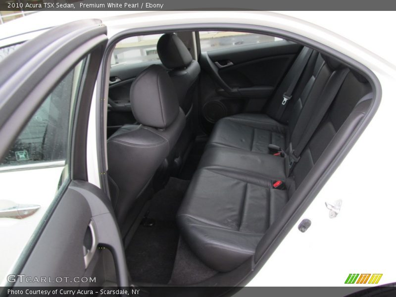 Premium White Pearl / Ebony 2010 Acura TSX Sedan