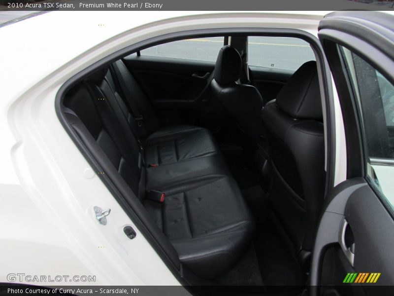 Premium White Pearl / Ebony 2010 Acura TSX Sedan