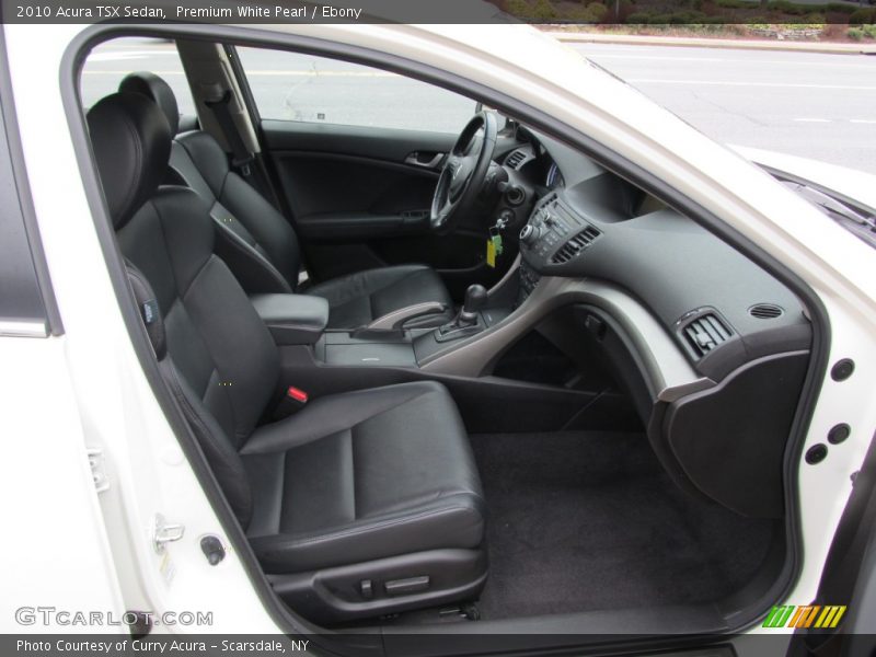 Premium White Pearl / Ebony 2010 Acura TSX Sedan
