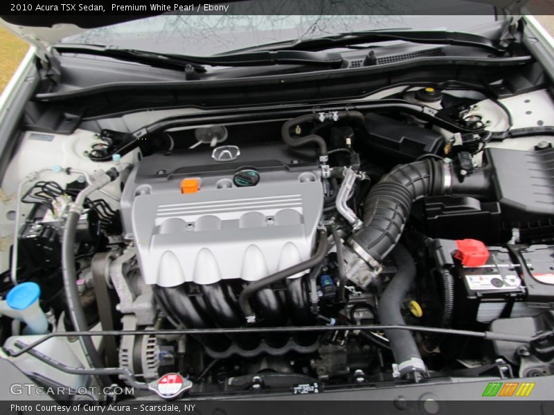 Premium White Pearl / Ebony 2010 Acura TSX Sedan