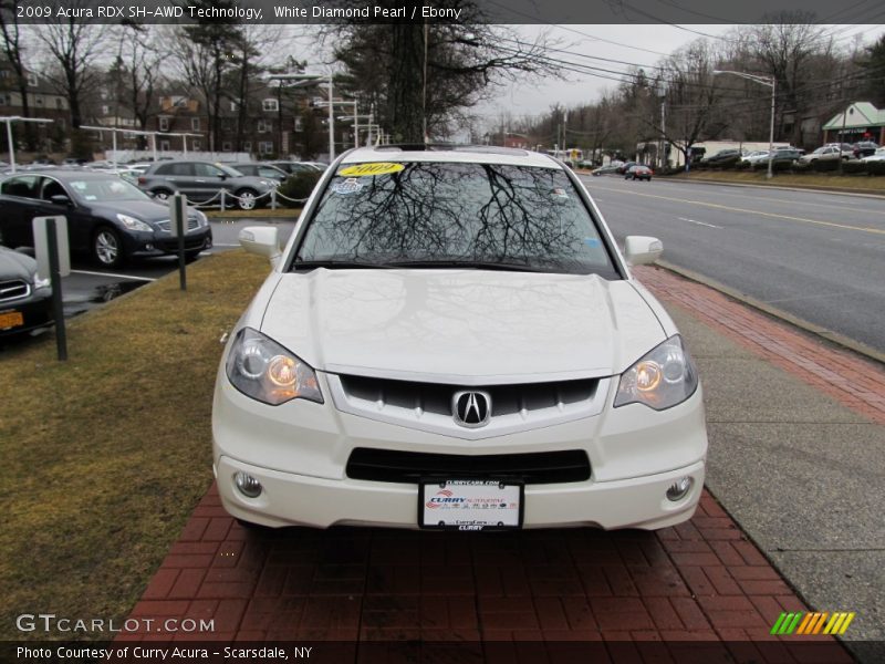 White Diamond Pearl / Ebony 2009 Acura RDX SH-AWD Technology