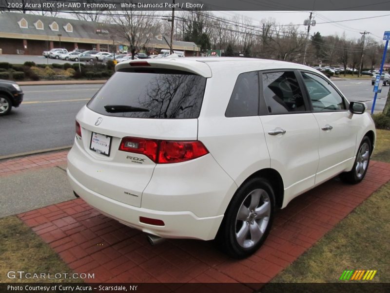 White Diamond Pearl / Ebony 2009 Acura RDX SH-AWD Technology