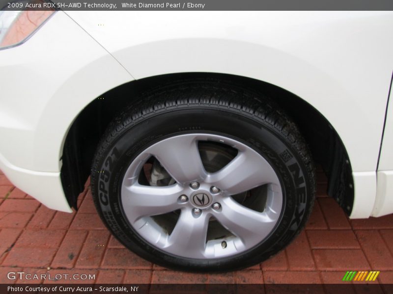 White Diamond Pearl / Ebony 2009 Acura RDX SH-AWD Technology