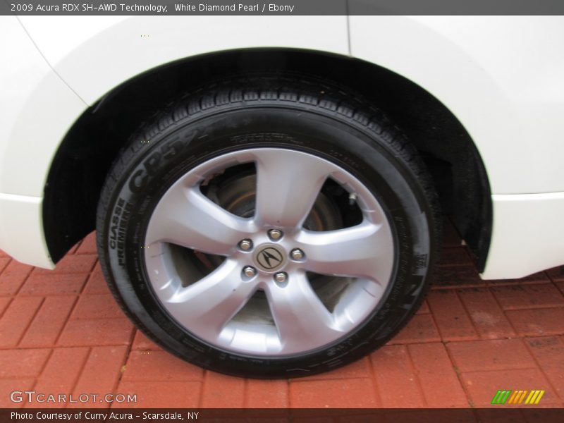 White Diamond Pearl / Ebony 2009 Acura RDX SH-AWD Technology