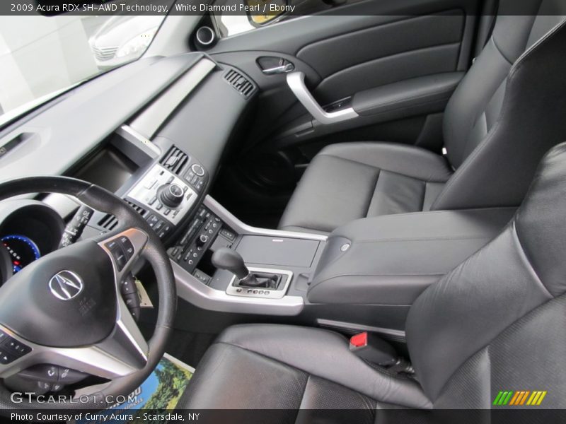 White Diamond Pearl / Ebony 2009 Acura RDX SH-AWD Technology