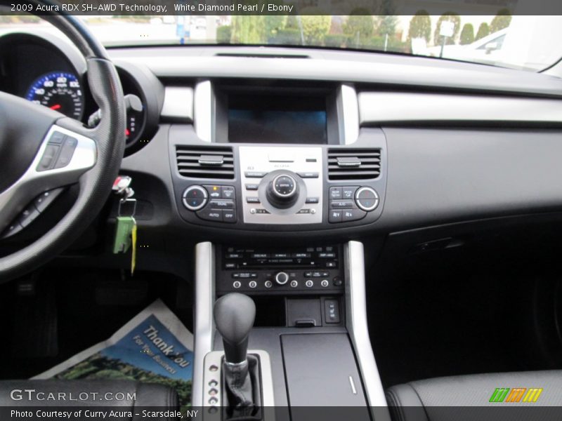 White Diamond Pearl / Ebony 2009 Acura RDX SH-AWD Technology
