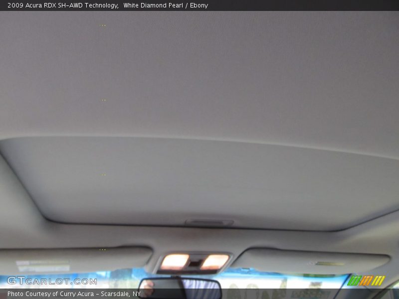 White Diamond Pearl / Ebony 2009 Acura RDX SH-AWD Technology