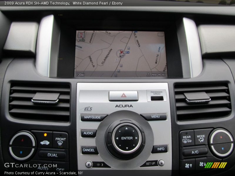 White Diamond Pearl / Ebony 2009 Acura RDX SH-AWD Technology