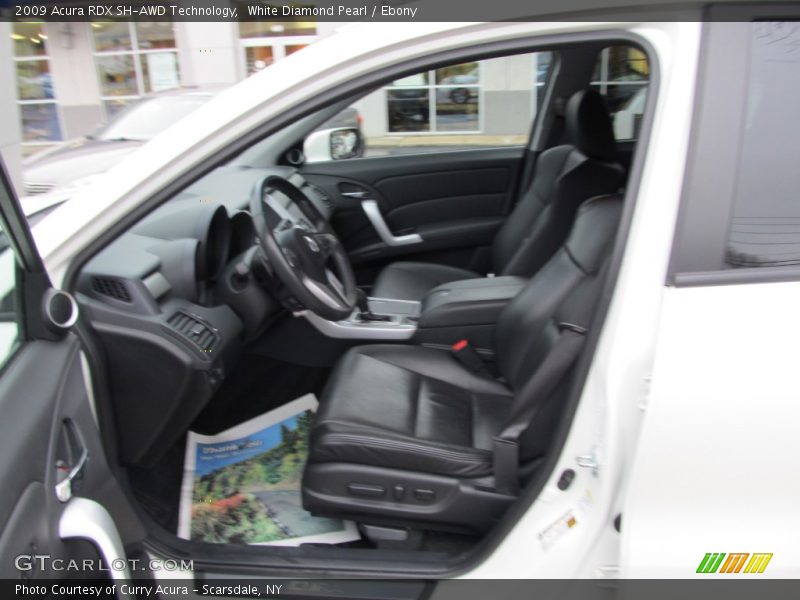 White Diamond Pearl / Ebony 2009 Acura RDX SH-AWD Technology