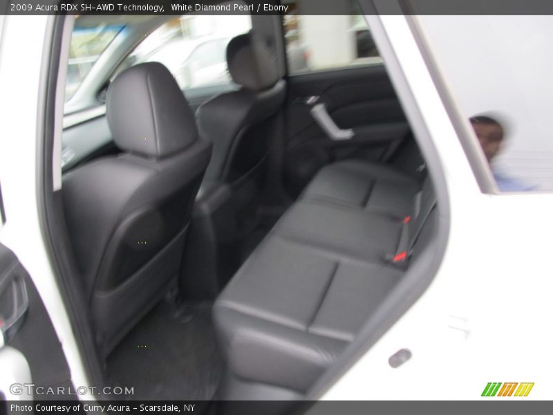 White Diamond Pearl / Ebony 2009 Acura RDX SH-AWD Technology