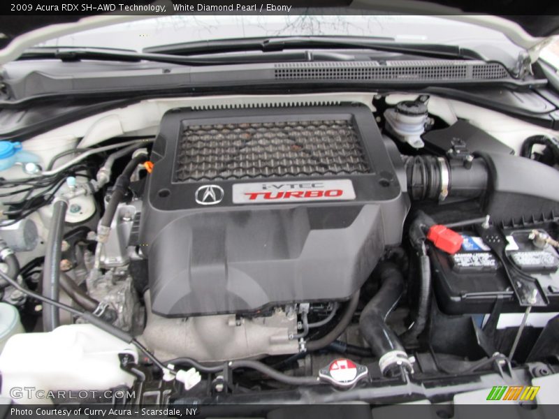 White Diamond Pearl / Ebony 2009 Acura RDX SH-AWD Technology