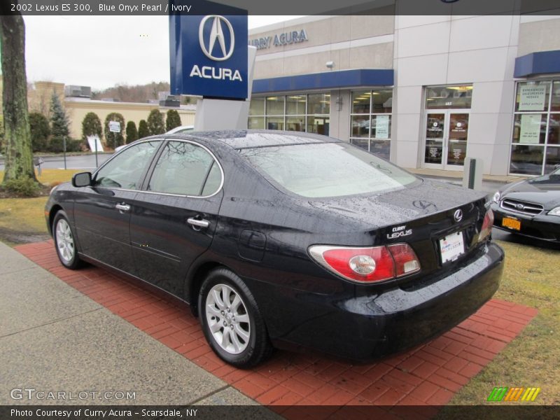 Blue Onyx Pearl / Ivory 2002 Lexus ES 300