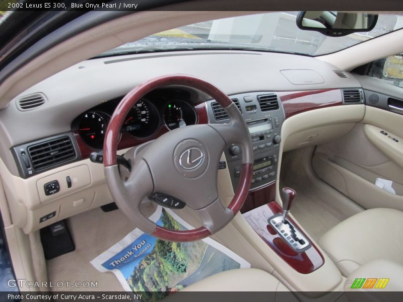 Blue Onyx Pearl / Ivory 2002 Lexus ES 300