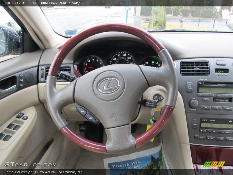 Blue Onyx Pearl / Ivory 2002 Lexus ES 300