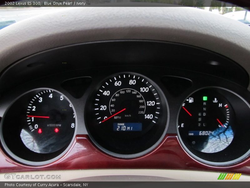 Blue Onyx Pearl / Ivory 2002 Lexus ES 300