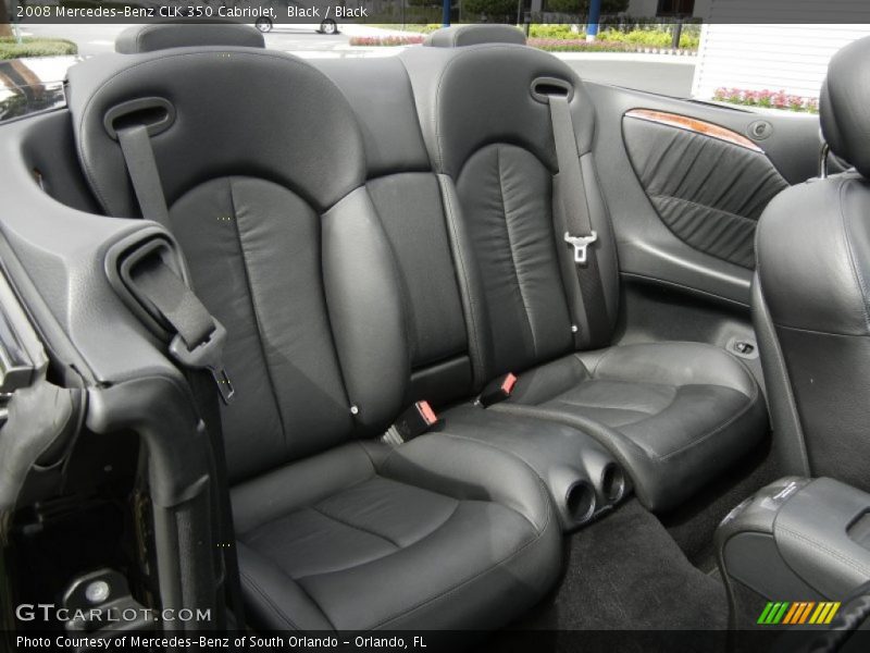Black / Black 2008 Mercedes-Benz CLK 350 Cabriolet