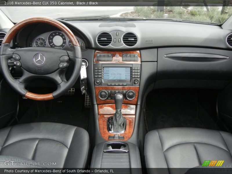 Black / Black 2008 Mercedes-Benz CLK 350 Cabriolet